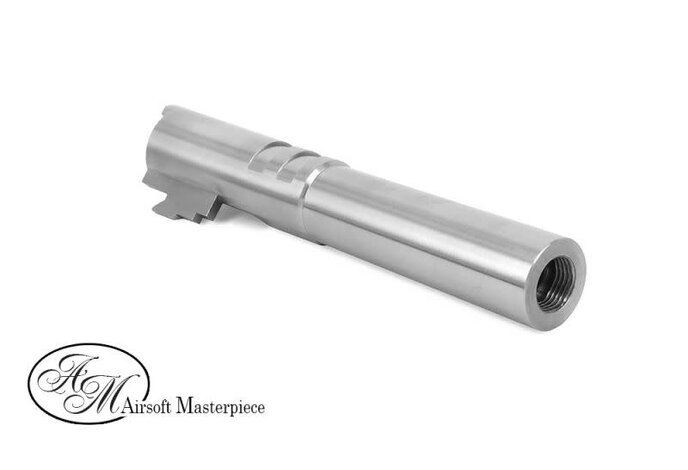 Airsoft Masterpiece .45 ACP STEEL Threaded Fix Outer Barrel for 4.3 Hi Capa
