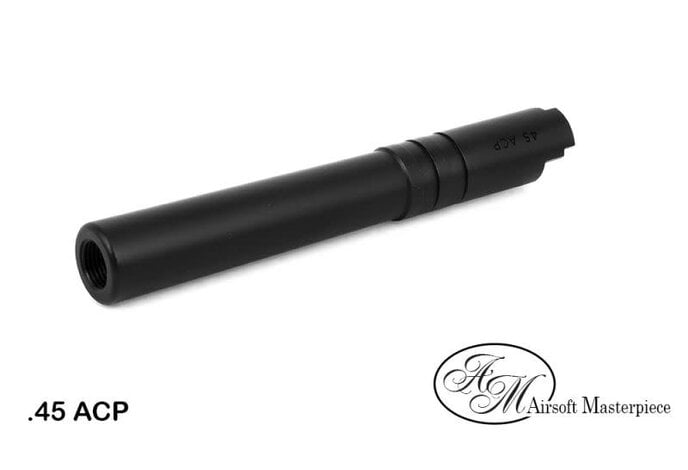 Airsoft Masterpiece .45 ACP STEEL Threaded Fix Outer Barrel for 5.1 Hi Capa