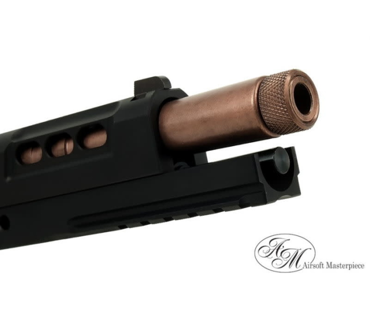 Airsoft Masterpiece .45 ACP STEEL Threaded Fix Outer Barrel for 5.1 Hi Capa  - Airsoft Extreme