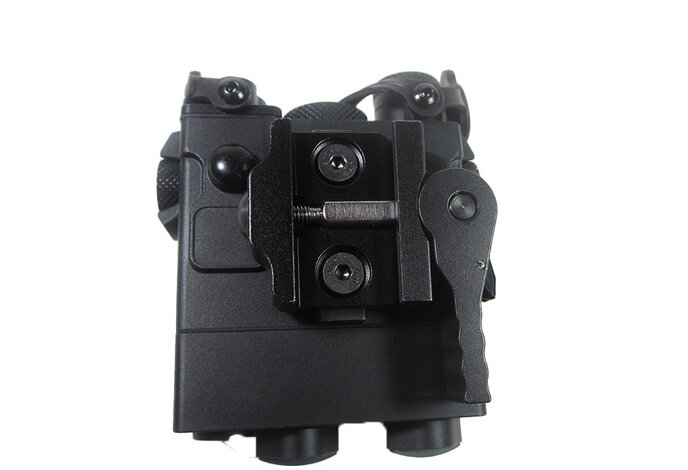 DBAL-A2 IR Pointer / Red Laser / LED Flashlight Aiming Device Aluminum Case Black