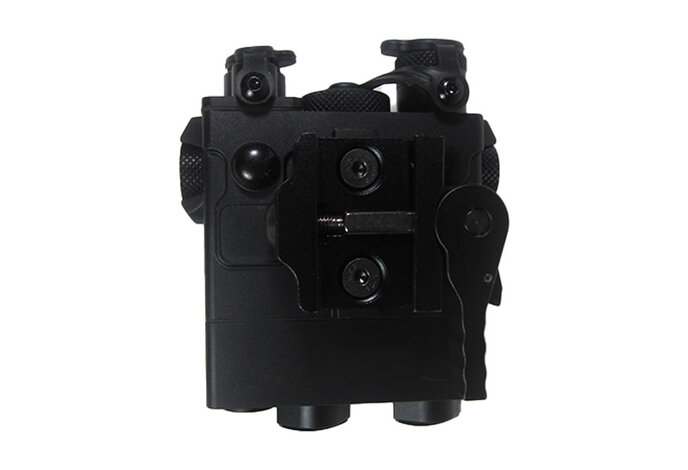 DBAL-A2 IR Pointer / Red Laser / LED Flashlight Aiming Device Aluminum Case Black