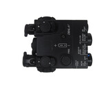 DBAL-A2 IR Pointer / Red Laser / LED Flashlight Aiming Device Aluminum Case Black