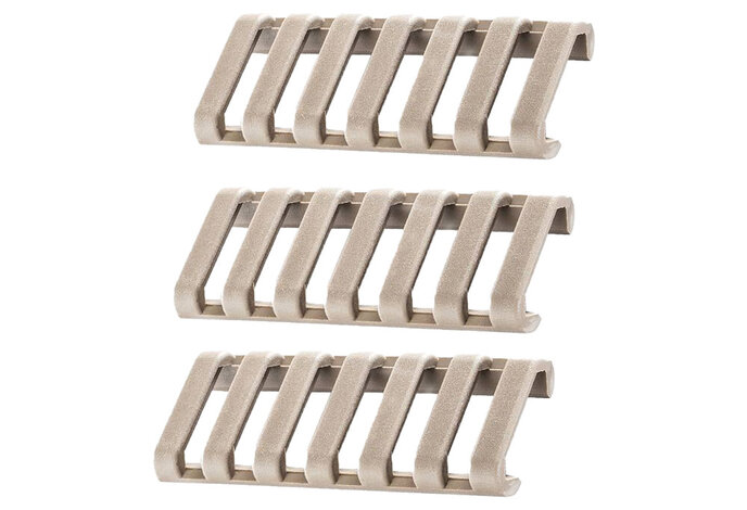 Ergo 7 slot ladder rail cover, 3 pack