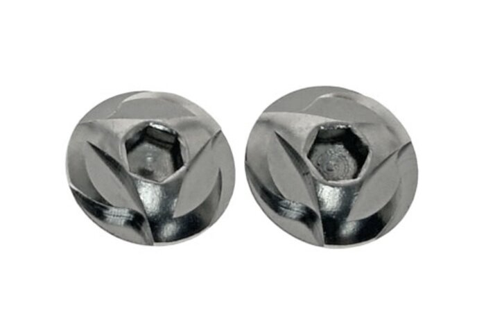 CowCow Stainless Steel Ninja Shuriken Head Grip Screws for Tokyo Marui 5.1 / 4.3 Hi Capa