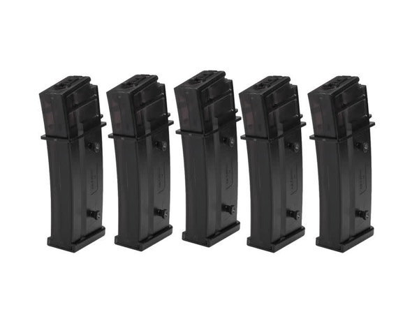 Elite Force Umarex 140rd Midcap Magazine for H&K G36 Elite, 5-pack