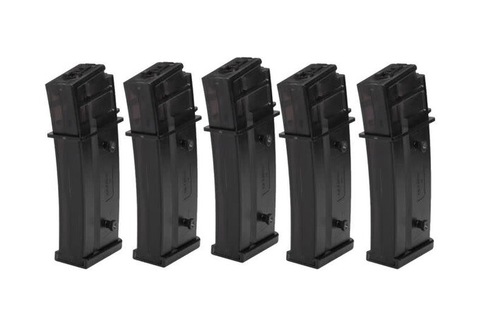 Umarex 140rd Midcap Magazine for H&K G36 Elite, 5-pack