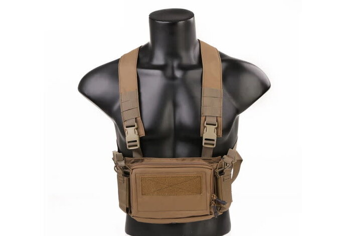 Emerson Gear D3CR Tactical Micro Chest Rig, Coyote Brown