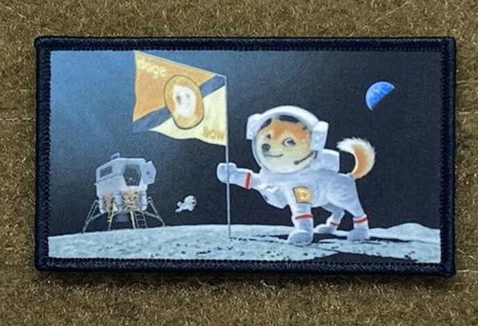 Tactical Outfitters Doge On The Moon Morale Patch