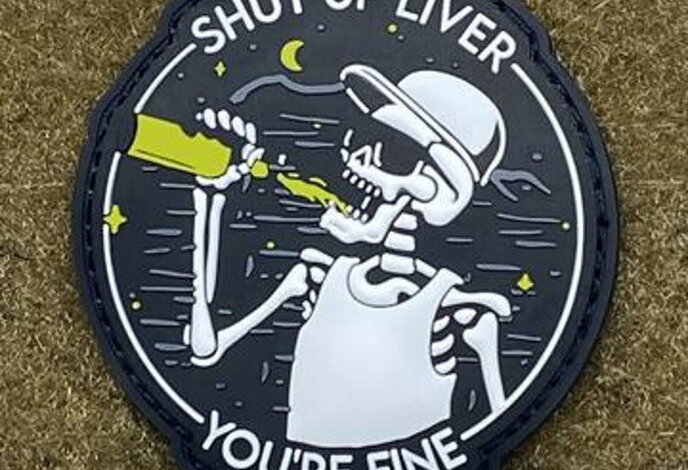 Tactical Outfitters Shut Up Liver PVC Morale Patch