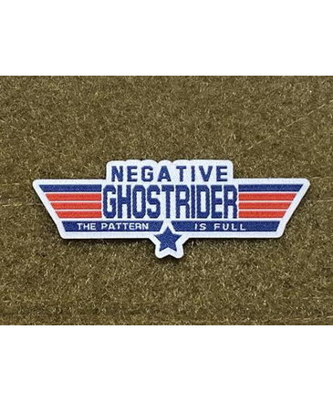 Tactical Outfitters Tactical Outfitters Negative Ghostrider Morale Patch