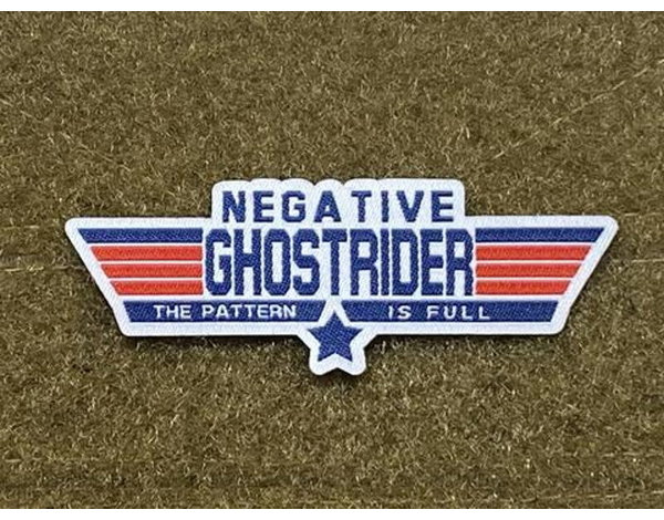 Tactical Outfitters Tactical Outfitters Negative Ghostrider Morale Patch