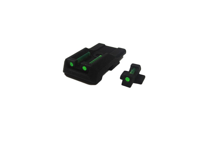 DCI Guns Nylon Low Profile Fiber Sight Set