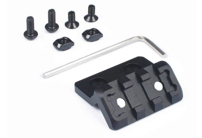 WADSN Keymod / M-LOK 45 Degree Offset Angle Rail Mount