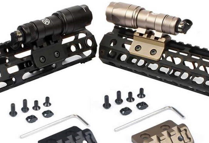 WADSN Keymod / M-LOK 45 Degree Offset Angle Rail Mount