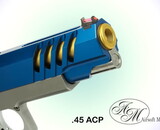 Airsoft Masterpiece .45 ACP Aluminum Threaded Fix Outer Barrel Ver.2 for 5.1 Hi Capa