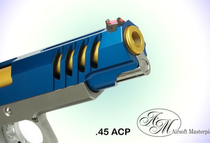 Airsoft Masterpiece .45 ACP Aluminum Threaded Fix Outer Barrel Ver.2 for 5.1 Hi Capa