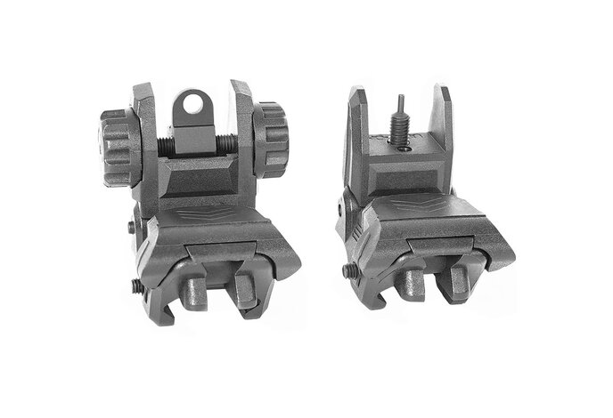 Trinity Force Polymer Low Profile Back-Up Flip Up Sights