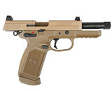 FN Herstal FNX-45 Tactical Gas Blowback Pistol by Cybergun VFC