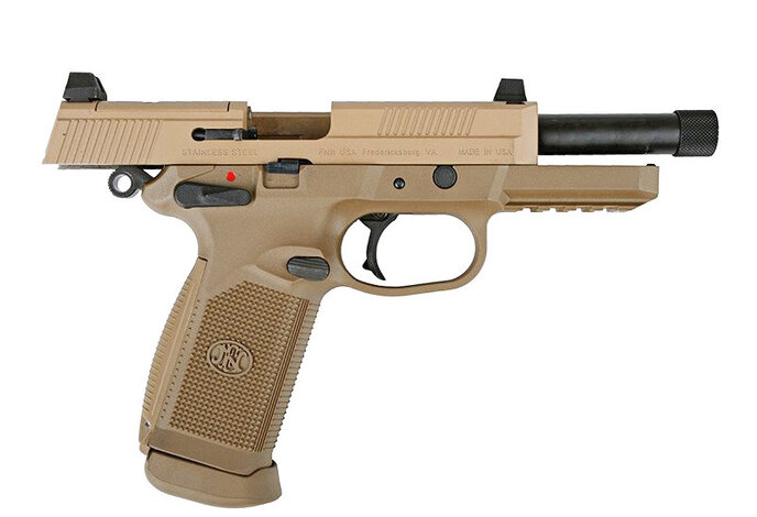 FN Herstal FNX-45 Tactical Gas Blowback Pistol by Cybergun VFC