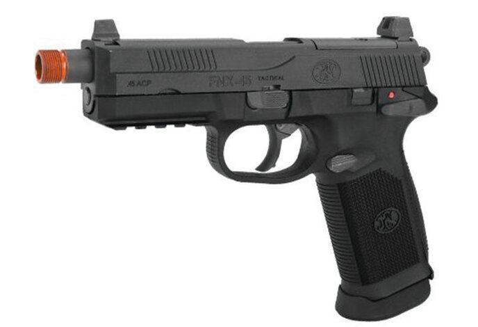 FN Herstal FNX-45 Tactical Gas Blowback Pistol by Cybergun VFC