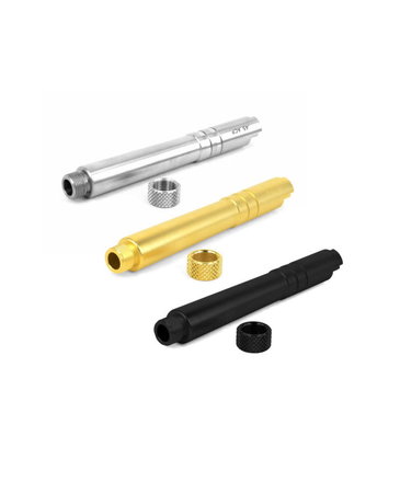 Airsoft Masterpiece Airsoft Masterpiece STEEL Threaded Fix Outer Barrel with Thread Cap for 5.1 Hi Capa