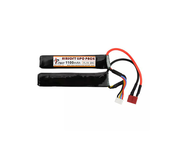 iPower iPower 11.1v 1100mAh 20C 2X Nunchuck LiPo Battery Deans