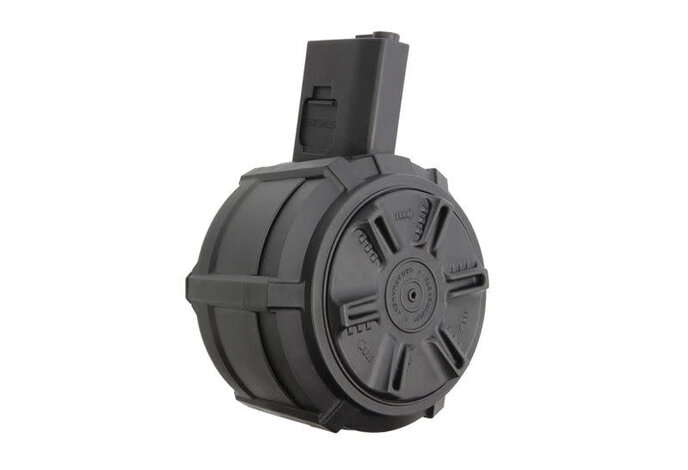 G&G M4 / M16 2,300rd Autowind Drum Magazine w/ LiPo battery