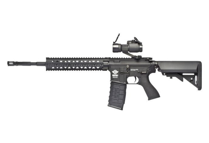 G&G CM16 R8-L Black with Red Dot