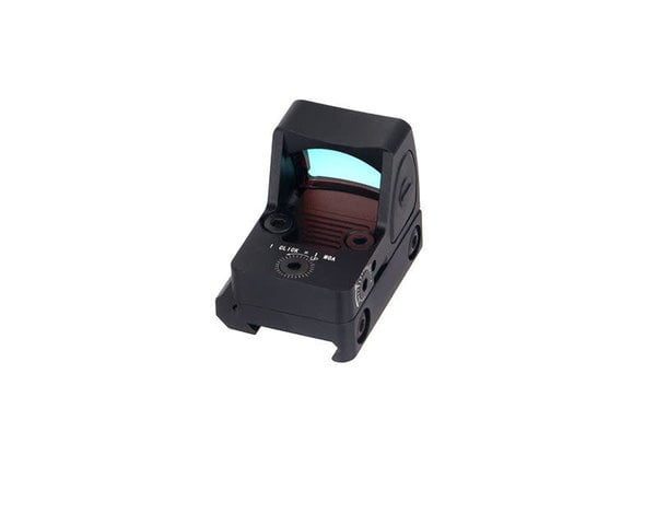 Airsoft Extreme AEX RMR Sight with Weaver Mount, Red Dot, Black