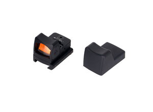 Airsoft Extreme AEX RMR Sight with Weaver Mount, Red Dot, Black