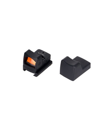 Airsoft Extreme AEX RMR Sight with Weaver Mount, Red Dot, Black