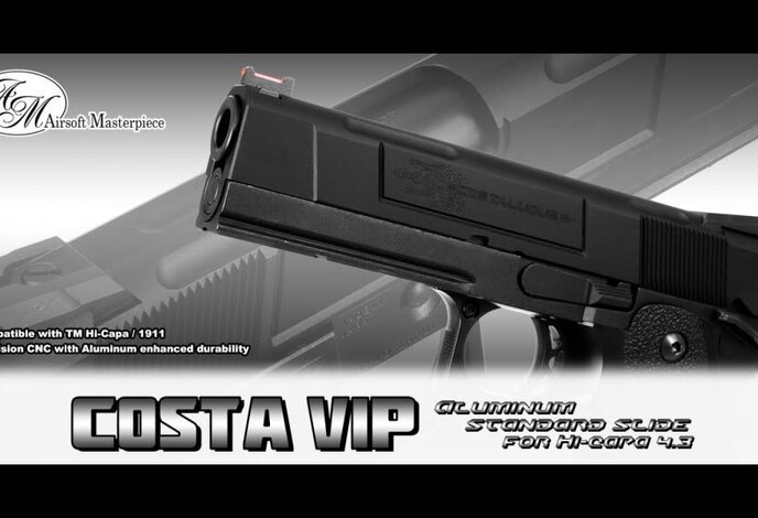 Airsoft Masterpiece STI COSTA VIP 4.3 HI CAPA Slide Black
