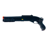 Golden Eagle M870 Gas Powered 3/6 Shot Pump Action Shotgun w/ M-LOK Handguard (Color: Black / Pistol Grip)