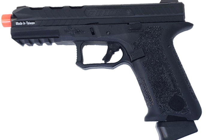 Poseidon Orion No. 2 Performance Gas Blowback Pistol, Black - FINAL SALE