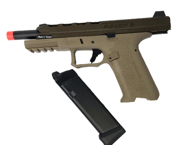 Poseidon Poseidon Orion No. 3 Performance gas blowback pistol, FDE/tan - FINAL SALE