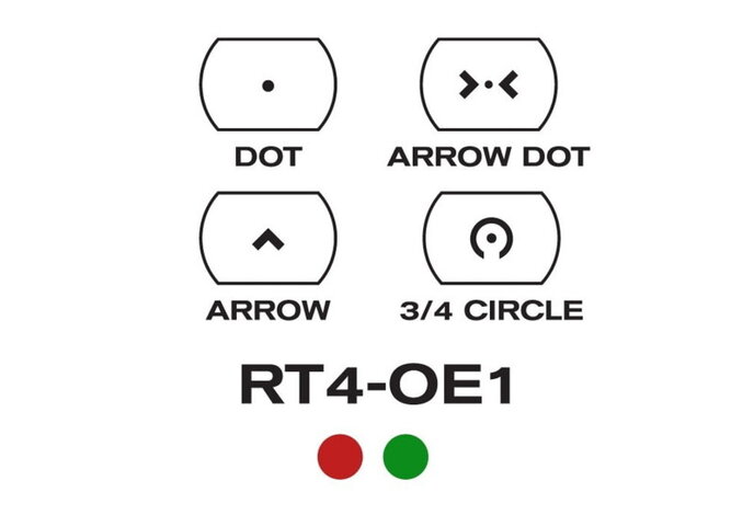 Aimsports 4 Reticle Reflex Red Dot, Operator Edition