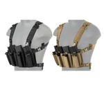 Lancer Tactical Lancer Tactical 1000D Quad M4 and Pistol Mag Chest Rig