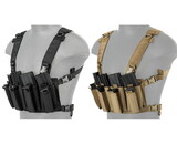 Lancer Tactical 1000D Quad M4 and Pistol Mag Chest Rig