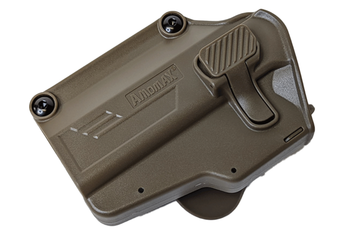 Amomax Multi-Fit Tactical Holster Left Hand FDE