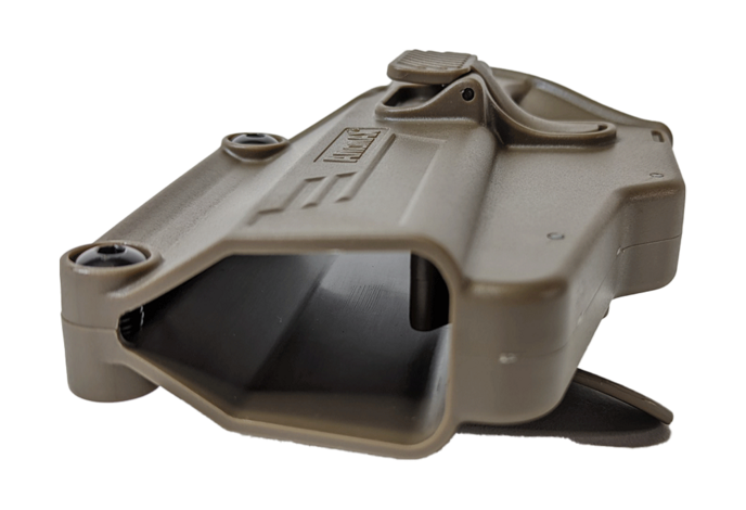Amomax Multi-Fit Tactical Holster Left Hand FDE