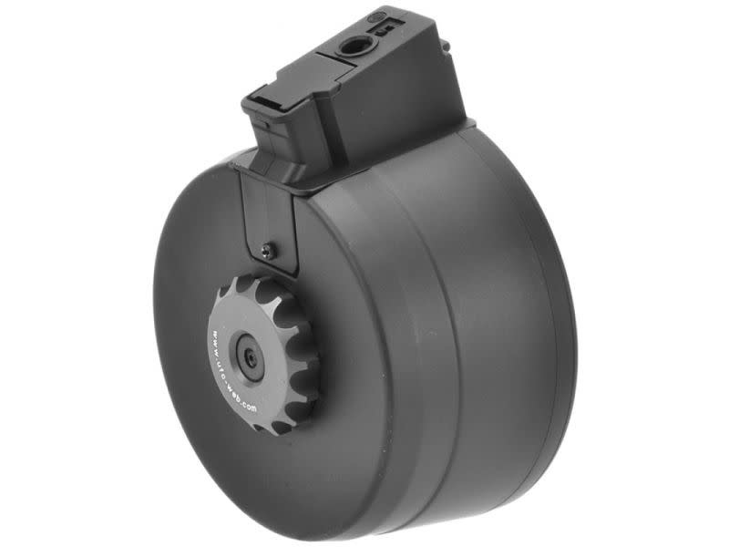 A&K 2,500rd Auto Winding Electric Drum Mag for AK Airsoft Extreme