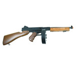 Well Well Thompson M1A1 electric rifle w/battery, charger, and drum magazine