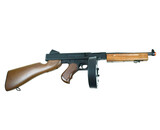 Well Thompson M1A1 electric rifle w/battery, charger, and drum magazine