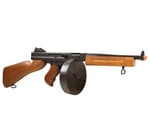 Well Well Thompson M1A1 electric rifle w/battery, charger, and drum magazine