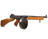 Well Thompson M1A1 electric rifle w/battery, charger, and drum magazine