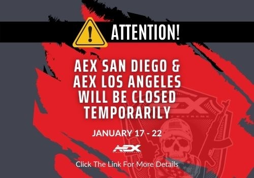 AEX San Diego And Los Angeles Will Be CLOSED