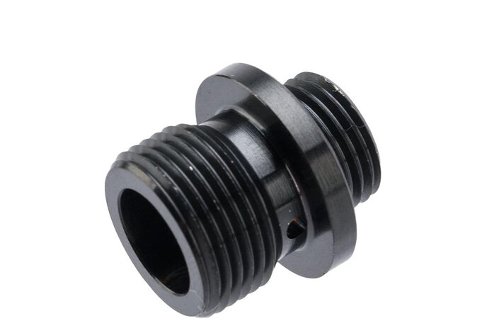 Dynamic Precision 11mm CW to 14mm CCW  Stainless Steel Thread Adapter