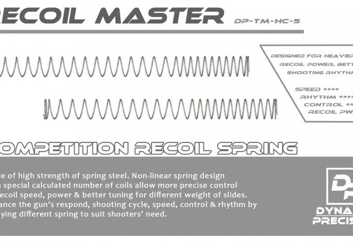 Dynamic Precision Recoil Master - Competition Recoil Spring for TM Hi-Capa
