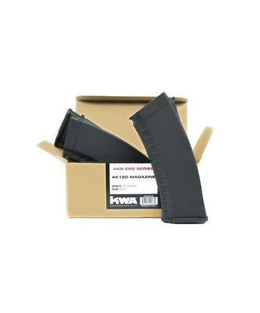 KWA KWA AKR AK120 round mid cap magazine, 3 pack (no cutoff)