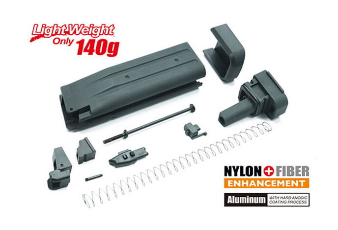 Guarder Aluminum Magazine Kit for Tokyo Marui HI CAPA 5.1 No Marking / Black